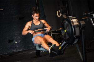 Milana is rowing